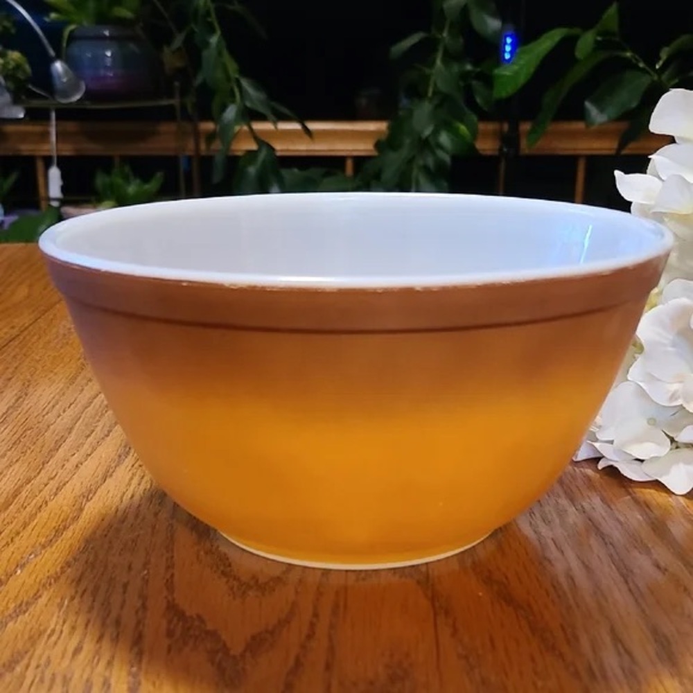 Pyrex Orange Mixing Bowl